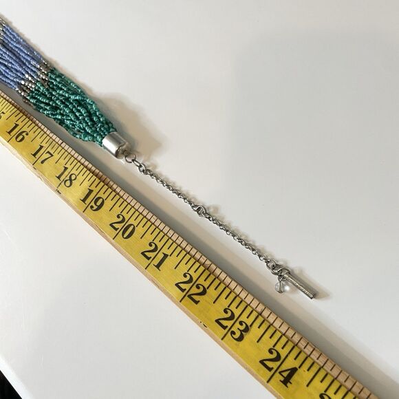 Stunning Kenneth Cole Statement Piece Necklace Colorful Beaded Bold Necklace - Picture 8 of 8